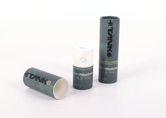 Round Shape Weed Pen Packaging Box Rigid Box Sets With Safety Lock