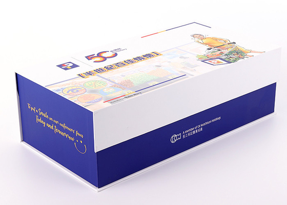 Supermarket Magnetic Toy Packaging Box Promotional For 50 Years Anniversary